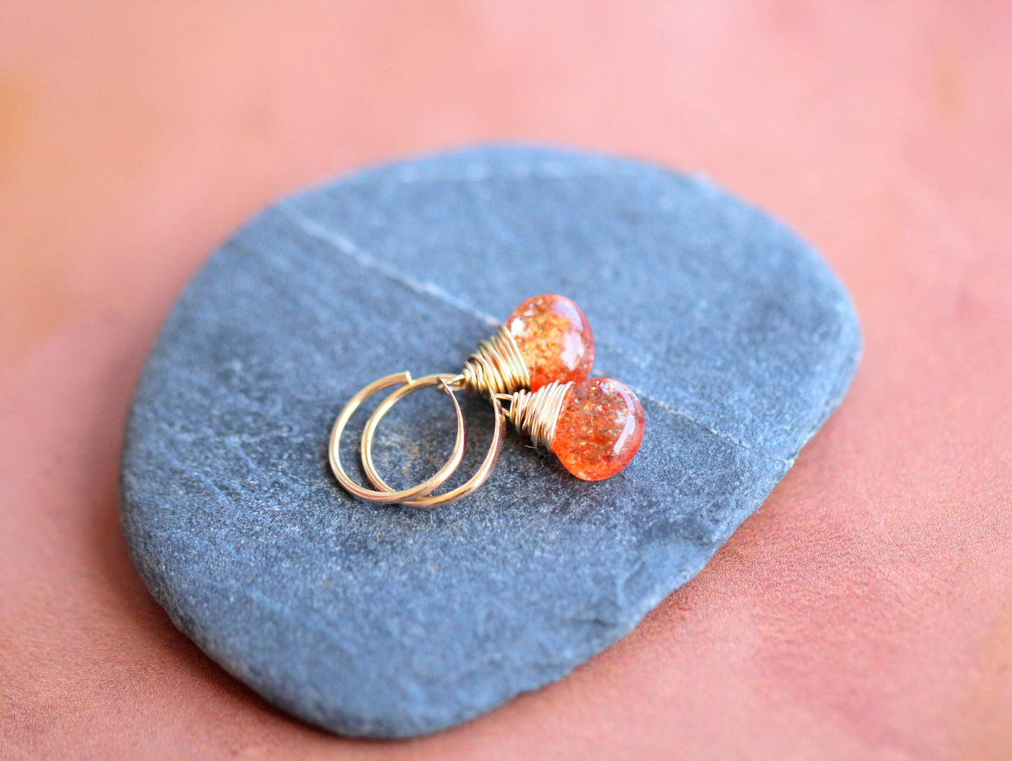 Sunstone Dangle Hugs