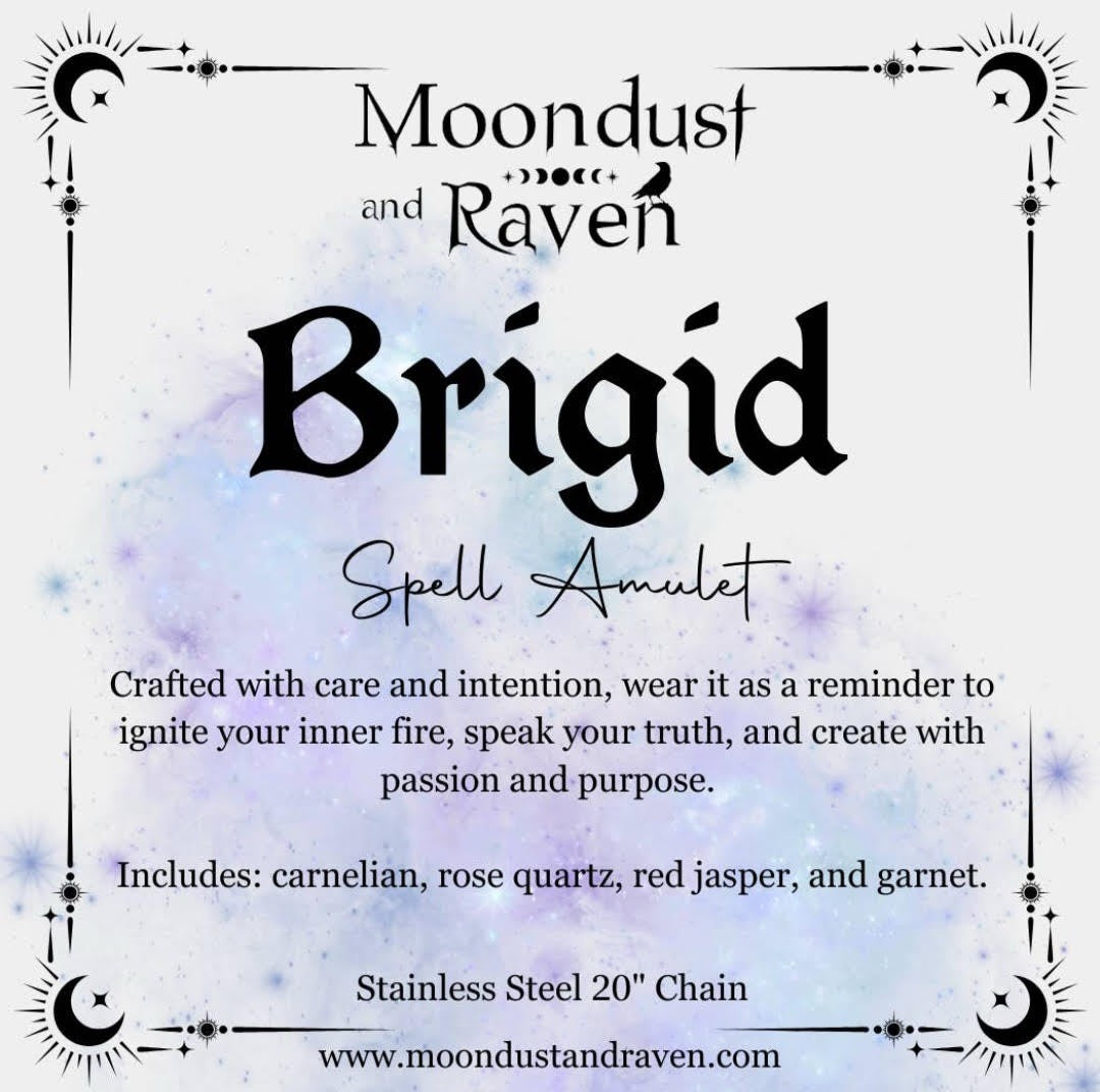 Brigid Spell Jar Amulet Necklace