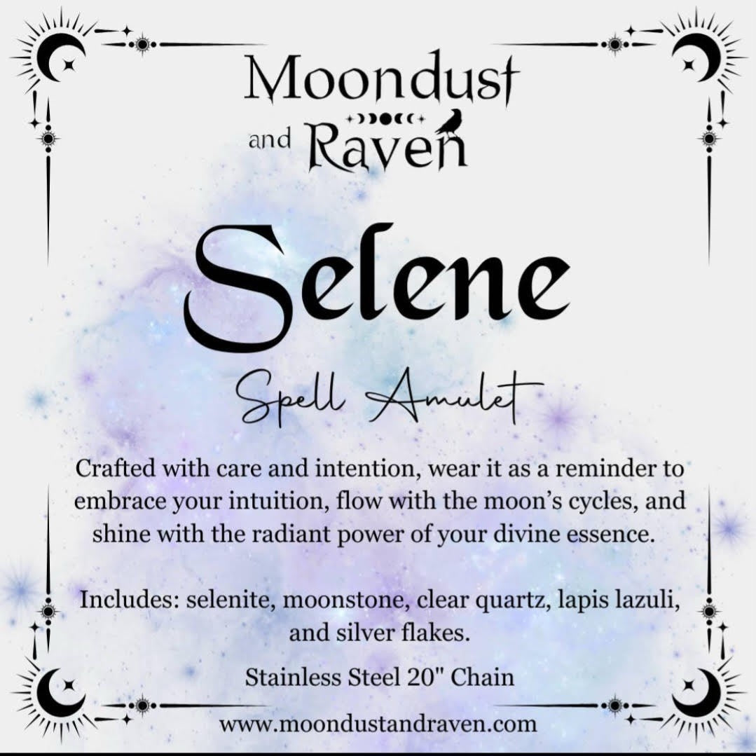 Selene Spell Jar Amulet Necklace