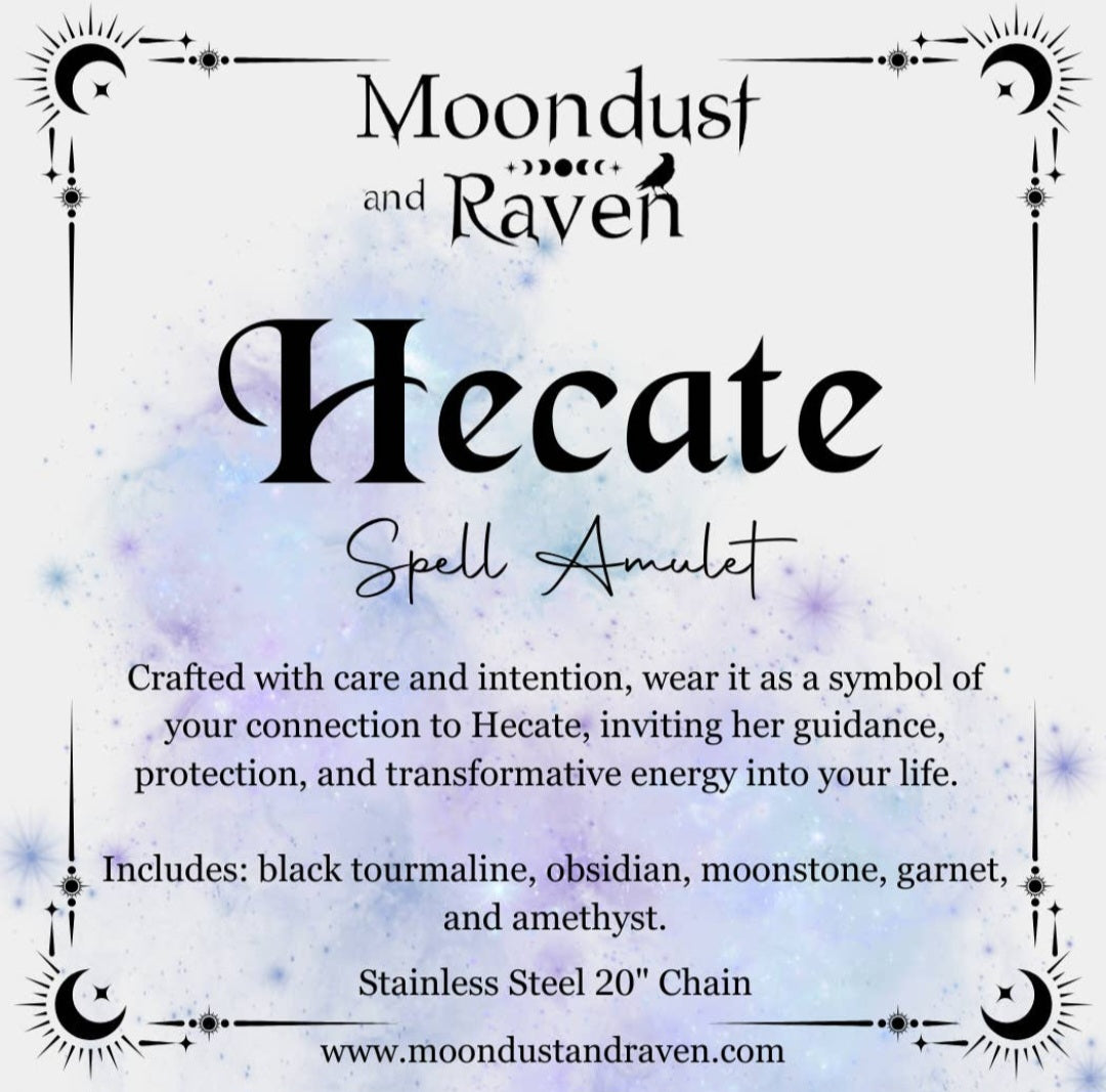 Hecate Spell Jar Amulet Necklace