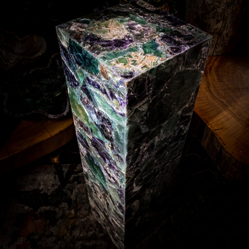 Fluorite Crystal Floor Lamp #5