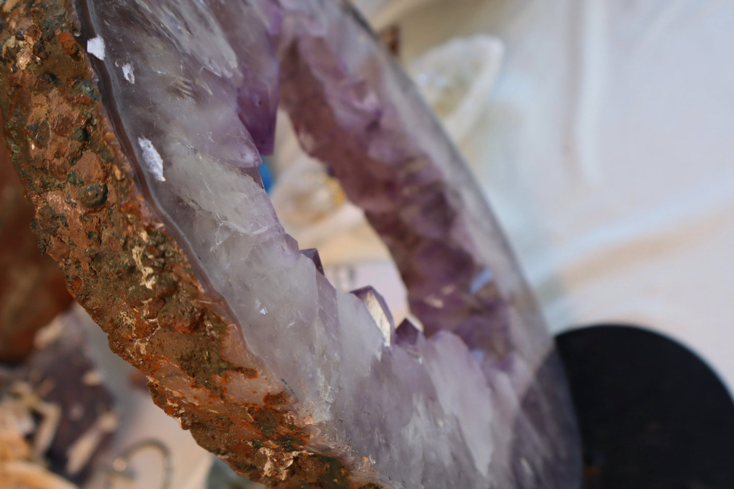 Amethyst Portal on stand.