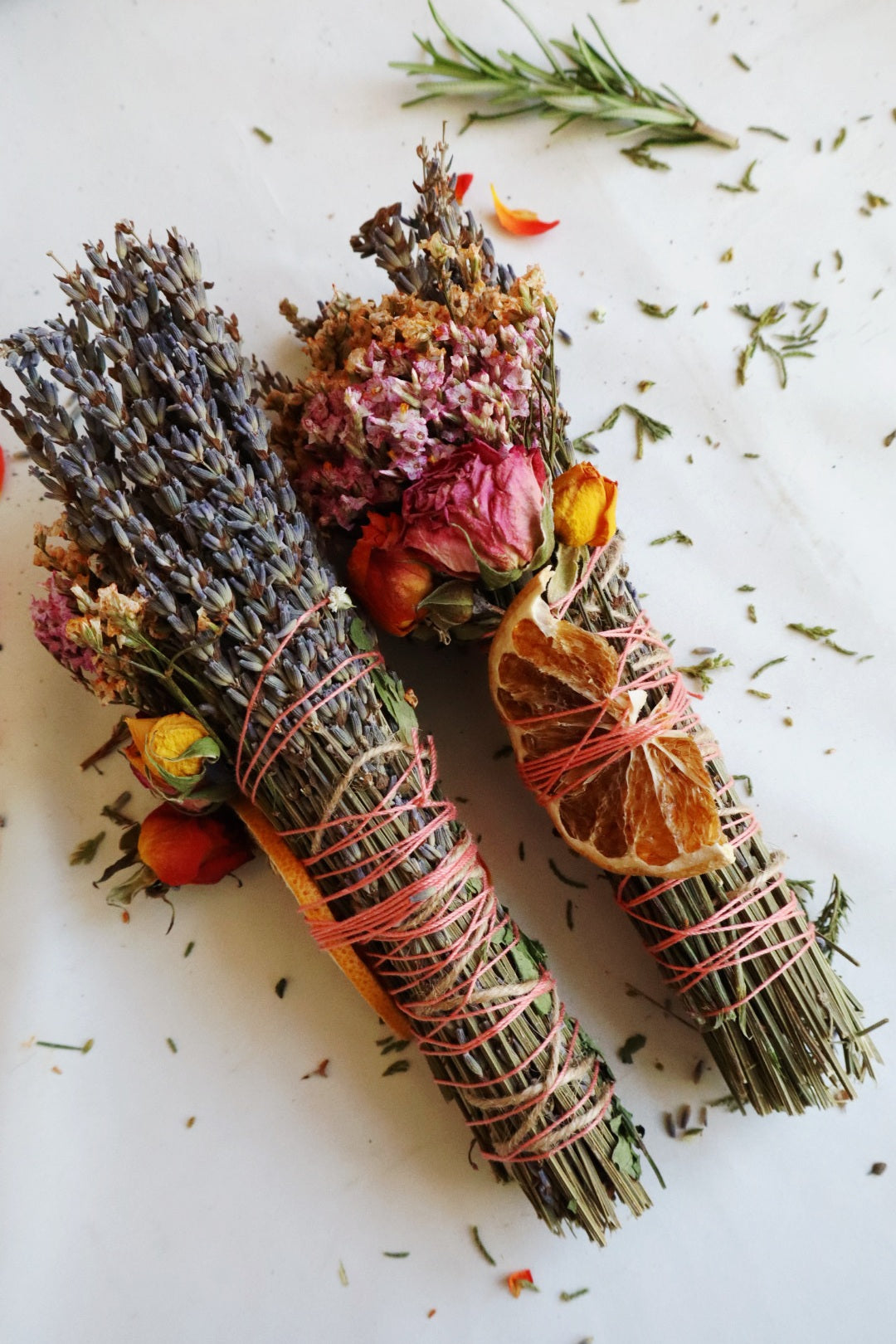 Grapefruit, Mint and Lavender Smudge Stick