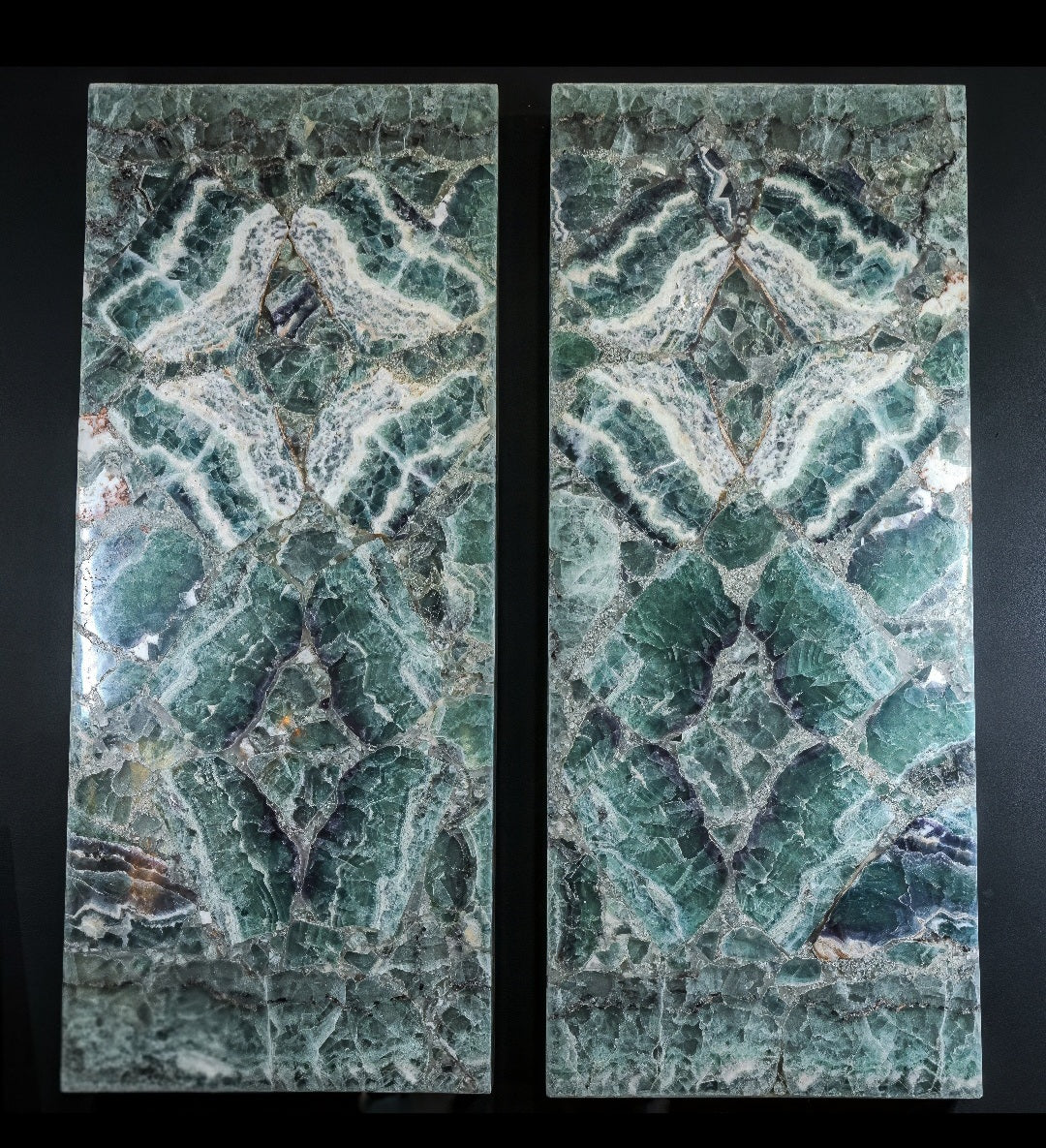 Fluorite Crystal Wall Panels (Set #5 Out Of 7)