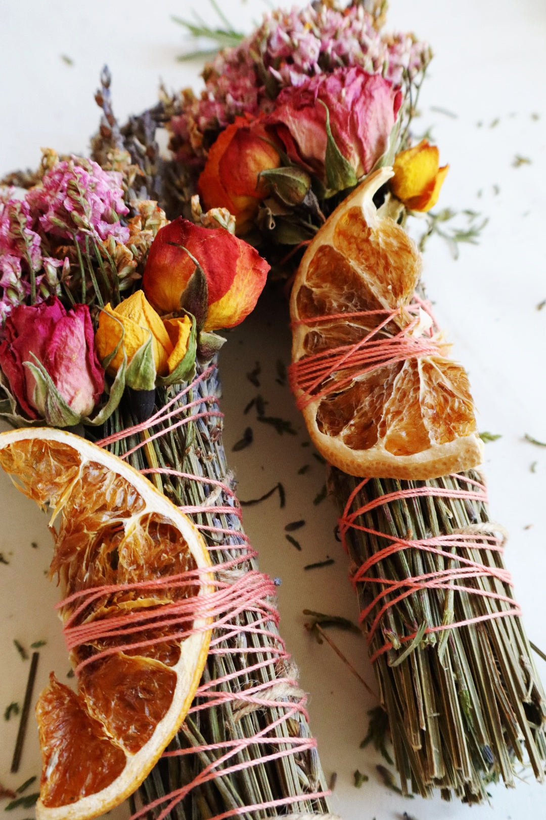 Grapefruit, Mint and Lavender Smudge Stick