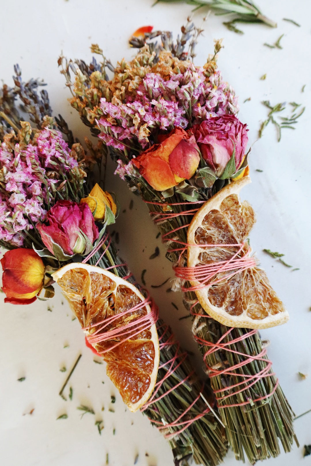Grapefruit, Mint and Lavender Smudge Stick