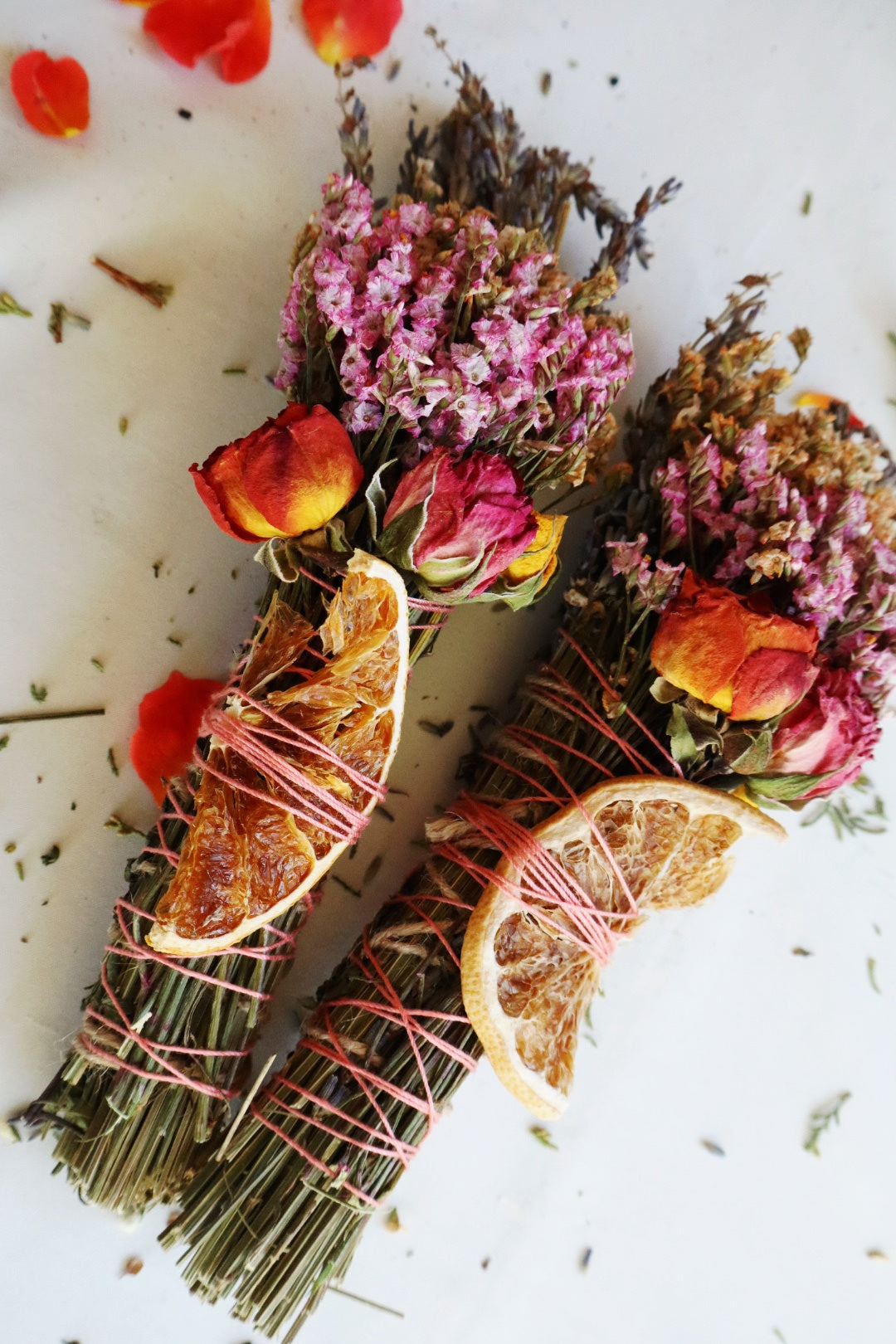Grapefruit, Mint and Lavender Smudge Stick