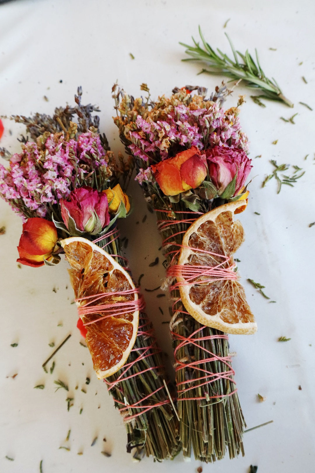Grapefruit, Mint and Lavender Smudge Stick