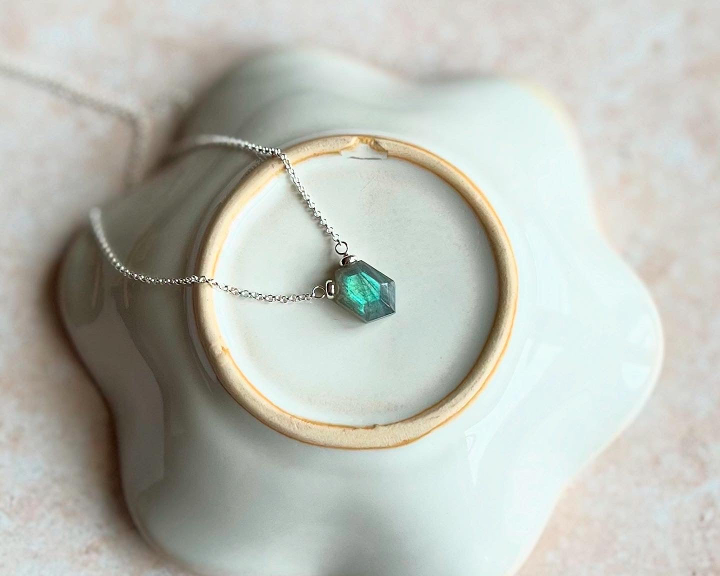 Prism Necklace - Labradorite