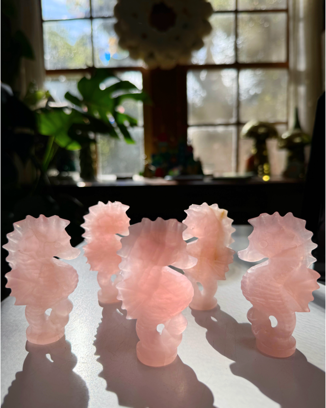 Rose Quartz Seahorse