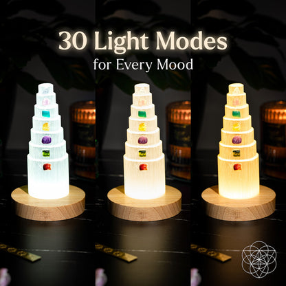 The Stress Shield Lamp - 7 Stones of Healing