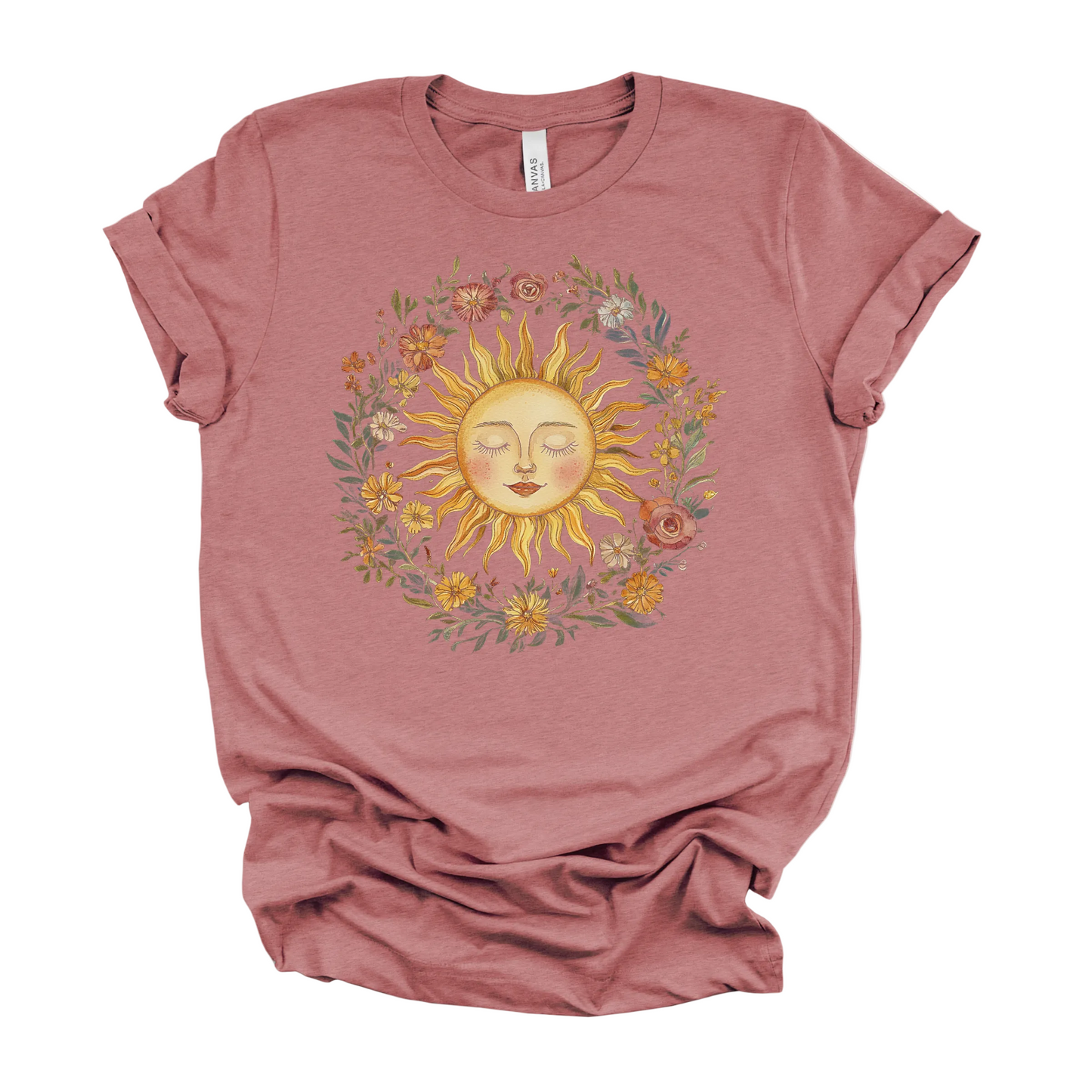 Celestial Sun Tee | Mystical Sun Graphic T-Shirt
