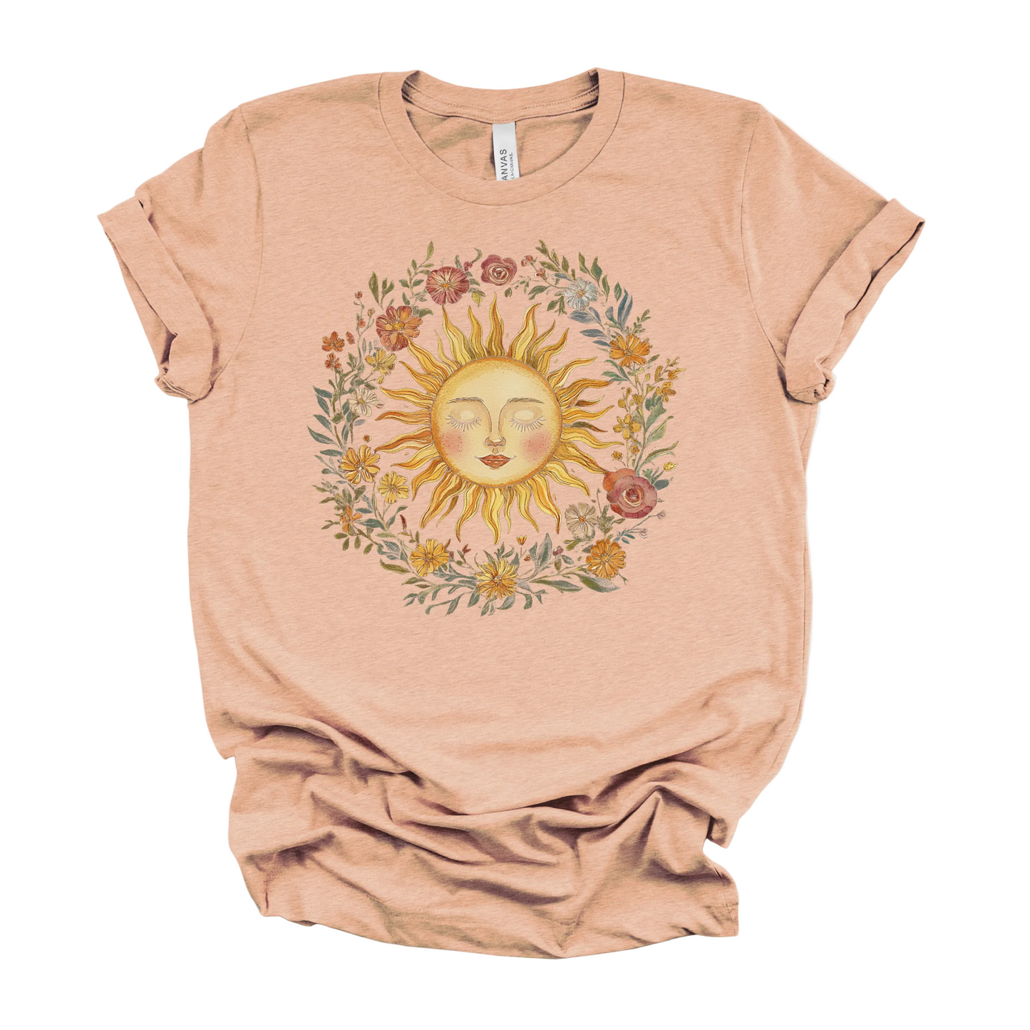 Celestial Sun Tee | Mystical Sun Graphic T-Shirt
