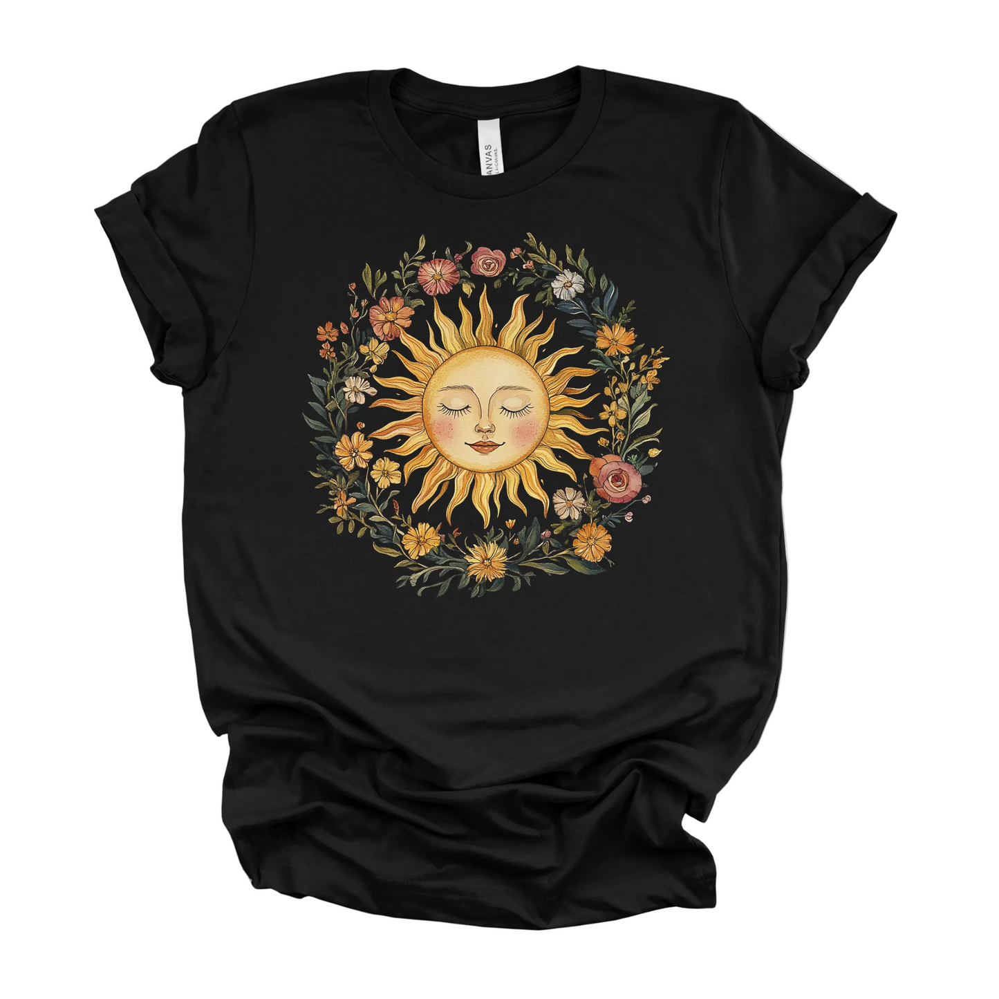 Celestial Sun Tee | Mystical Sun Graphic T-Shirt
