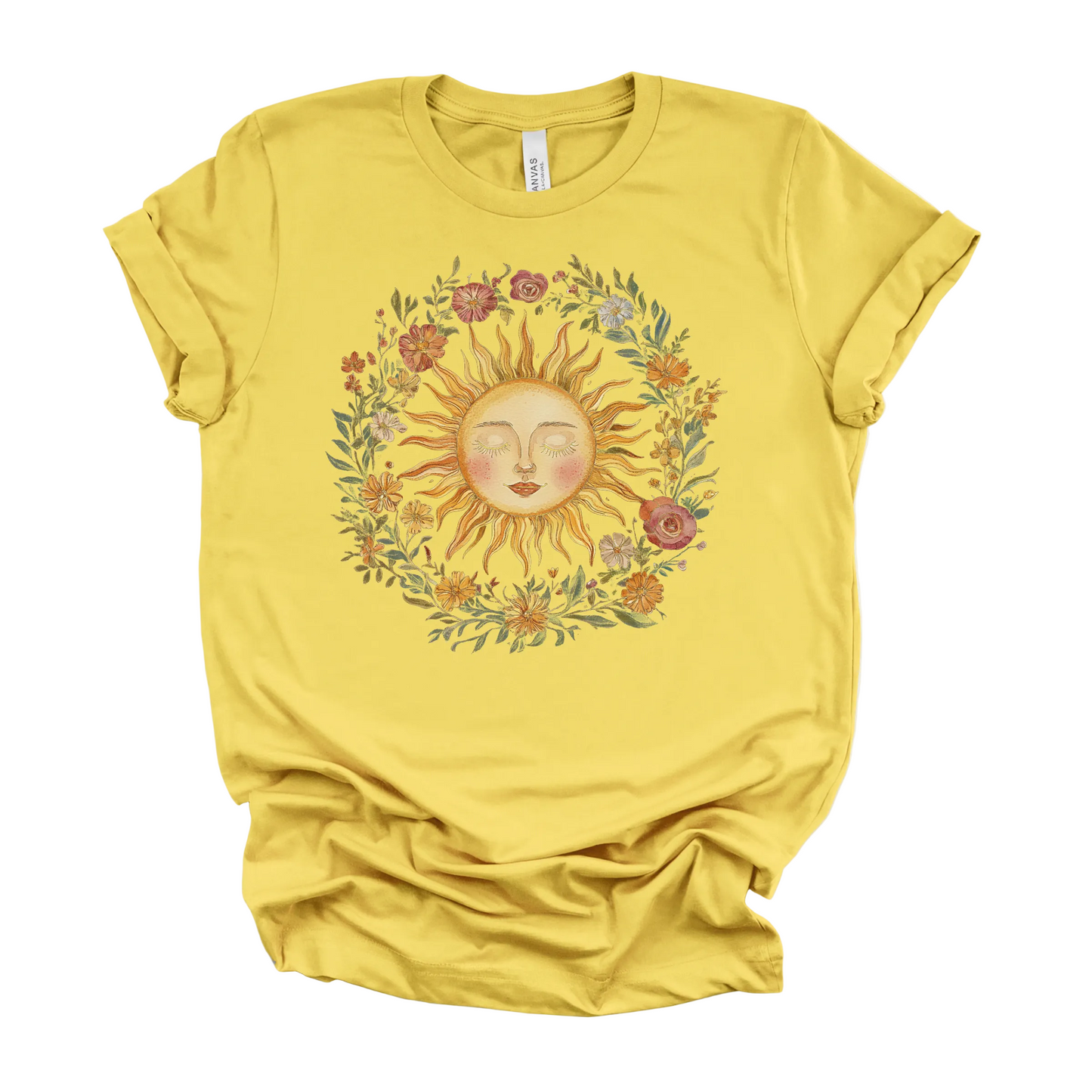 Celestial Sun Tee | Mystical Sun Graphic T-Shirt