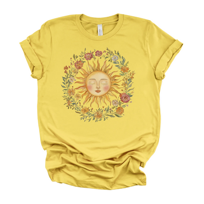 Celestial Sun Tee | Mystical Sun Graphic T-Shirt