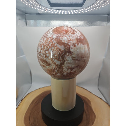 Natural Chocolate Agate Sphere - Grounding Madagascar Gem | 10.42LB