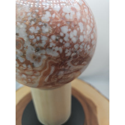 Natural Chocolate Agate Sphere - Grounding Madagascar Gem | 10.42LB