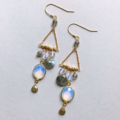 Opalite Chandie Earrings