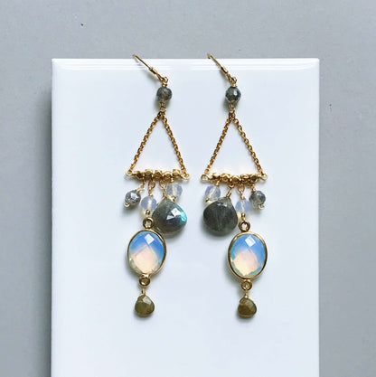 Opalite Chandie Earrings