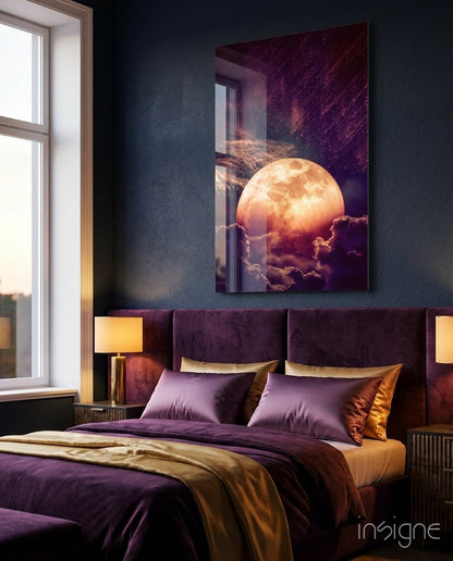 Moon Glass Wall Art