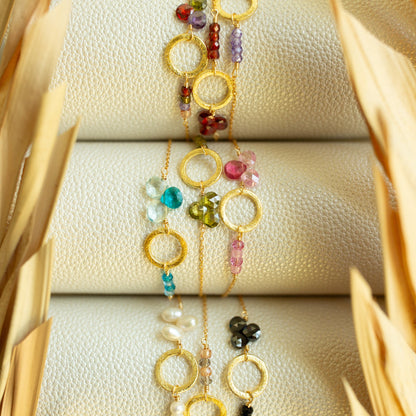 Garnet Solara Bracelet