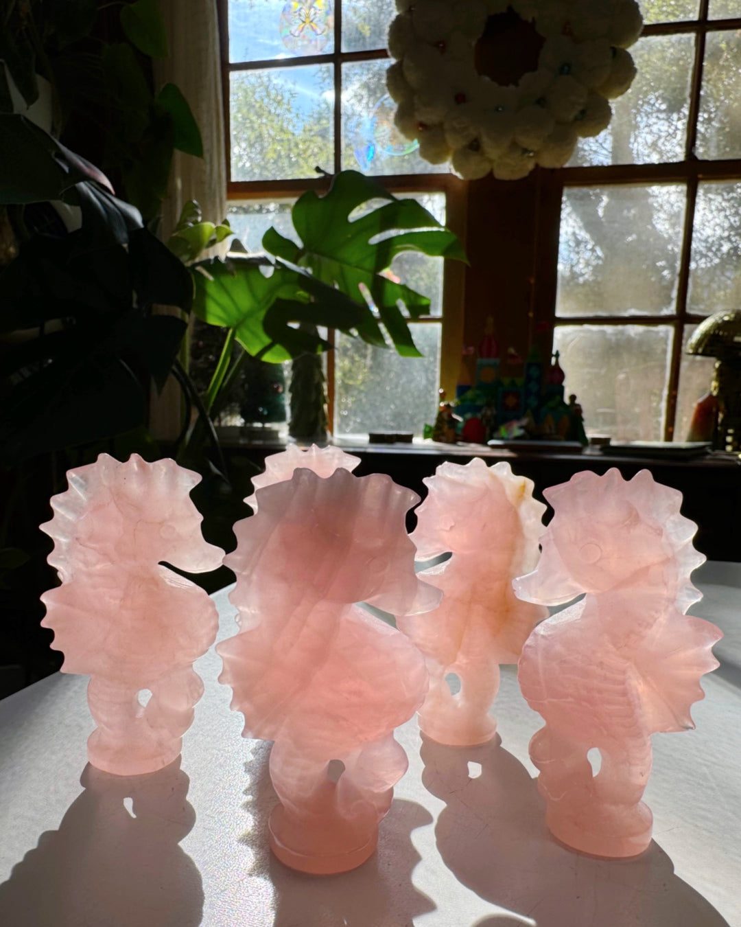 Rose Quartz Seahorse