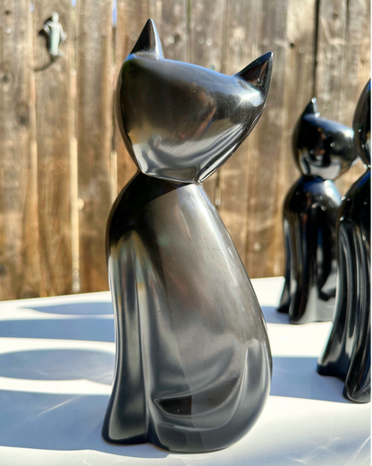 Large Marble Kitty Cat - A
