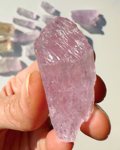 Raw Kunzite