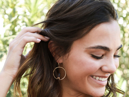 Sunrise Earrings - Fluorite ( As Seen On Chambers )