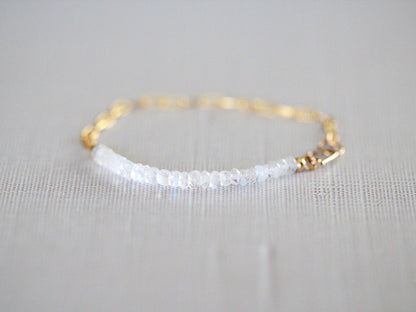 Cara Beaded Bracelet - Moonstone