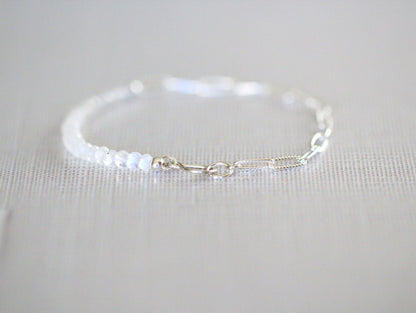 Cara Beaded Bracelet - Moonstone