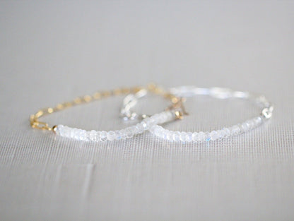 Cara Beaded Bracelet - Moonstone
