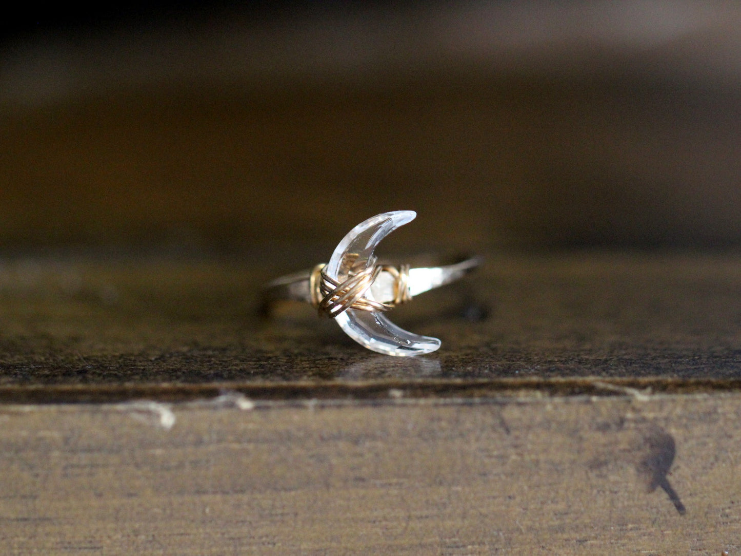 Moonbeam Ring - Crystal Quartz
