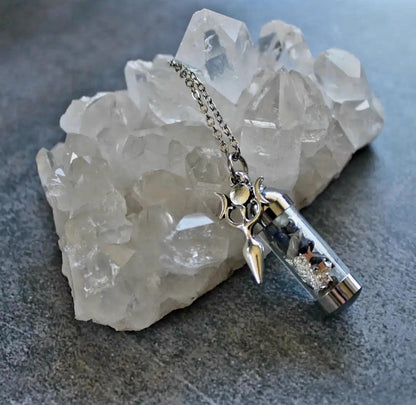 Selene Spell Jar Amulet Necklace