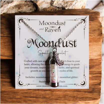 Moondust Spell Jar Amulet Necklace
