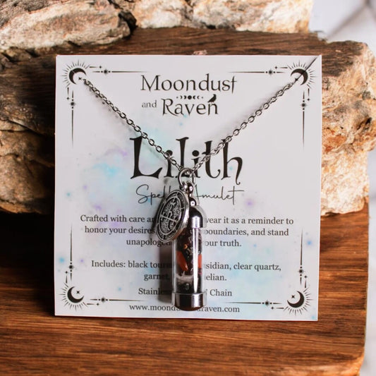 Lilith Spell Jar Amulet Necklace