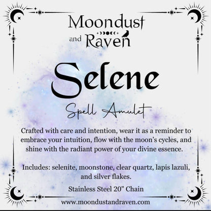 Selene Spell Jar Amulet Necklace