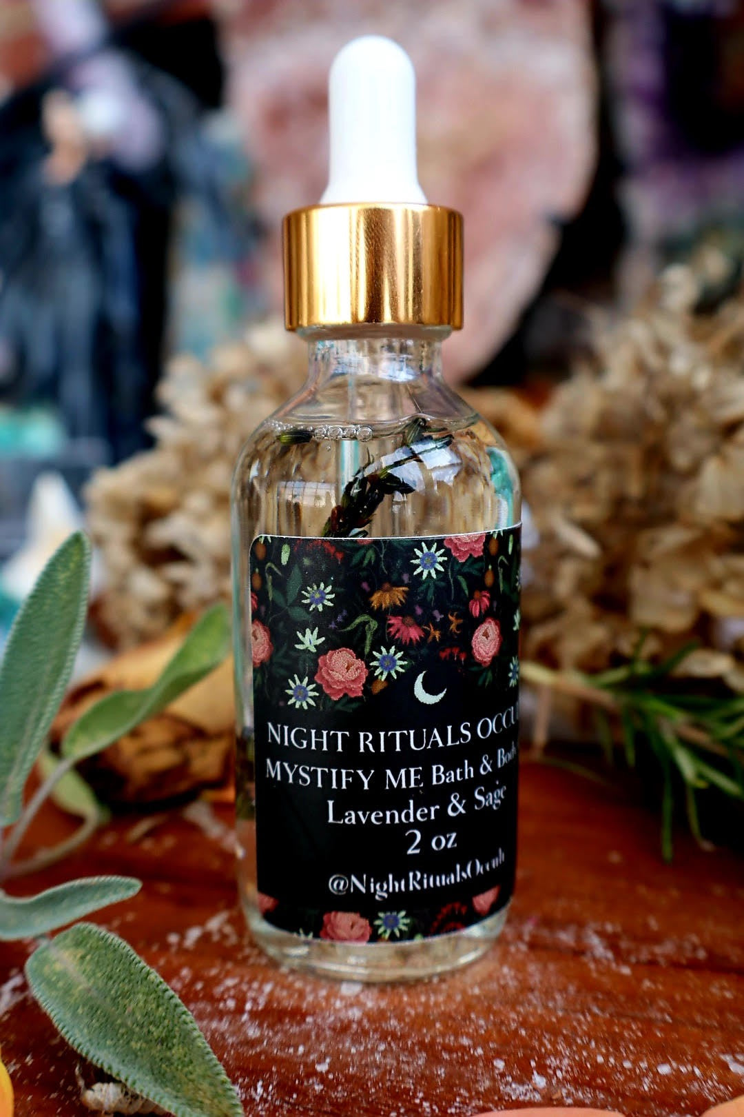 Mystify Me: Lavender & Sage Bath & Body Oil