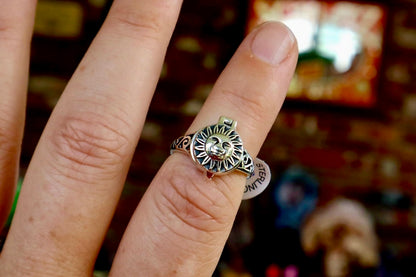 Happy Sun Poison Locket Ring