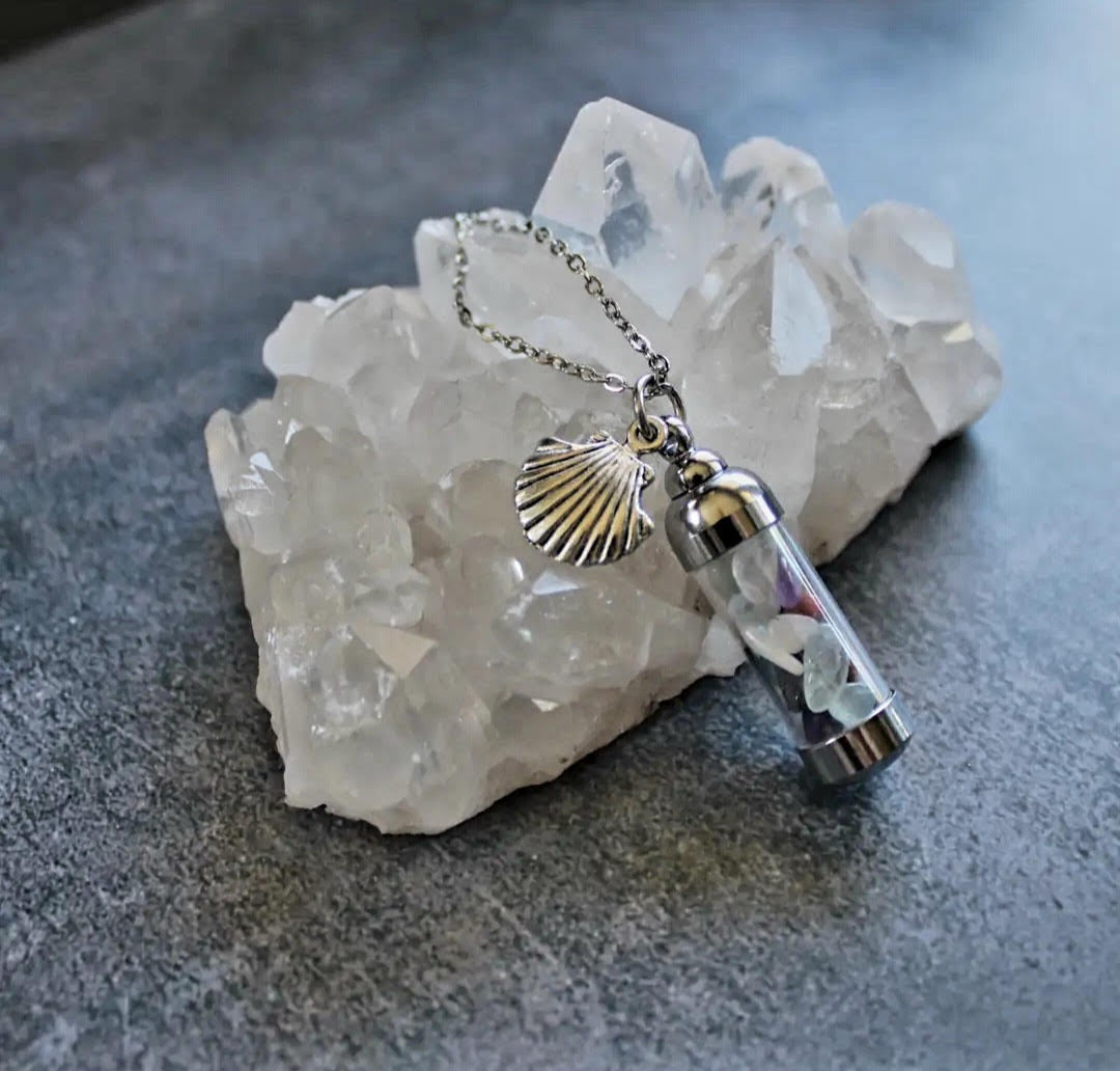 Aphrodite Spell Jar Amulet Necklace