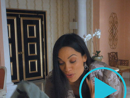 Arrow Hoop Earrings - Crystal Quartz  ( As Seen On Jane the Virgin )