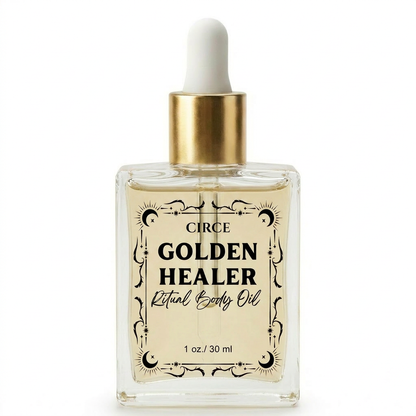Healing Ritual Body Oil — Lavender & Chamomile Oil with Golden Healer Quartz