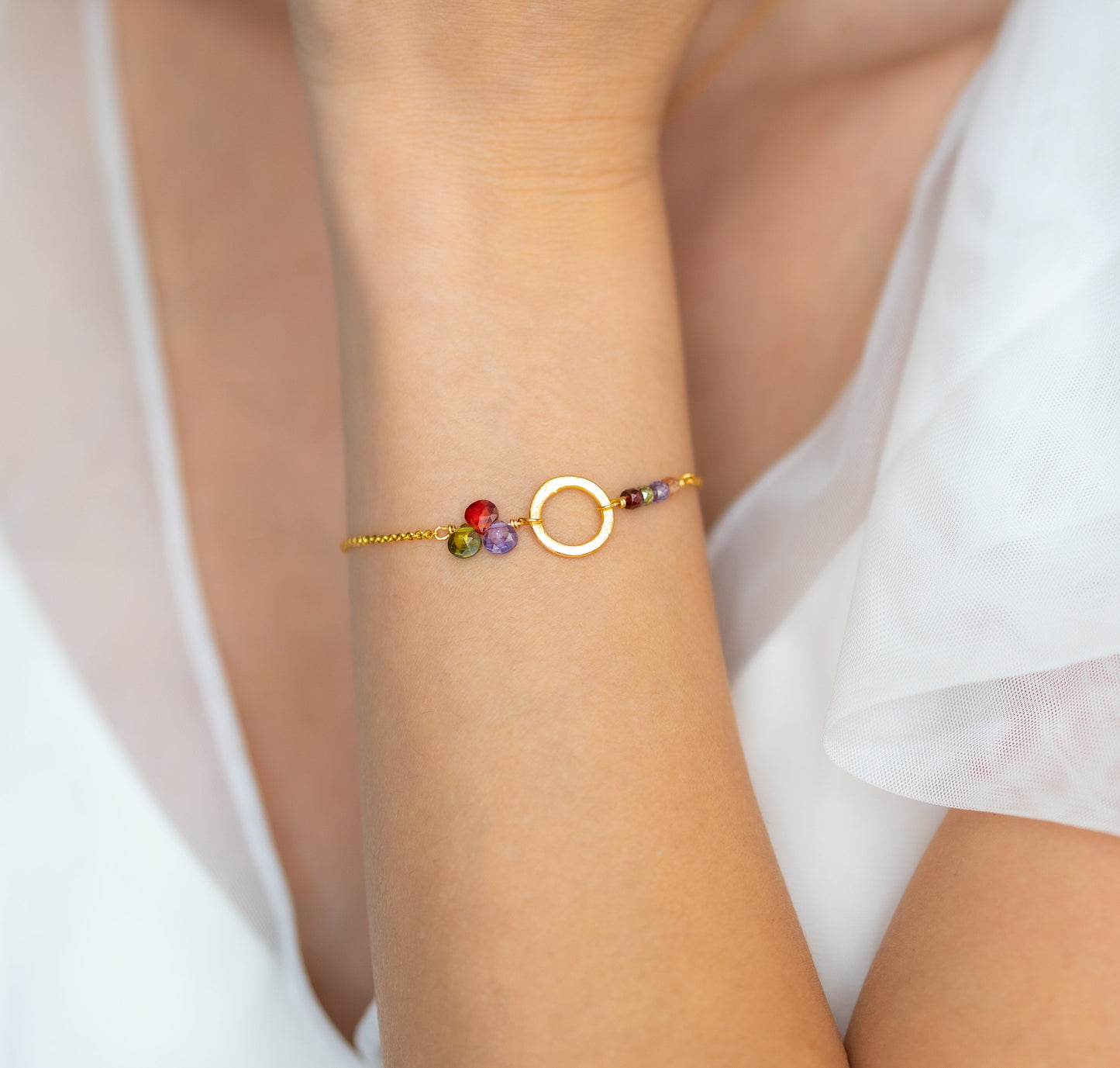 Garnet Solara Bracelet