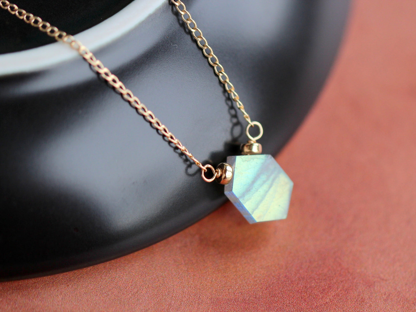 Prism Necklace - Labradorite