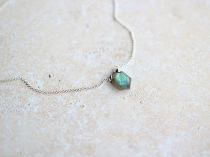 Prism Necklace - Labradorite