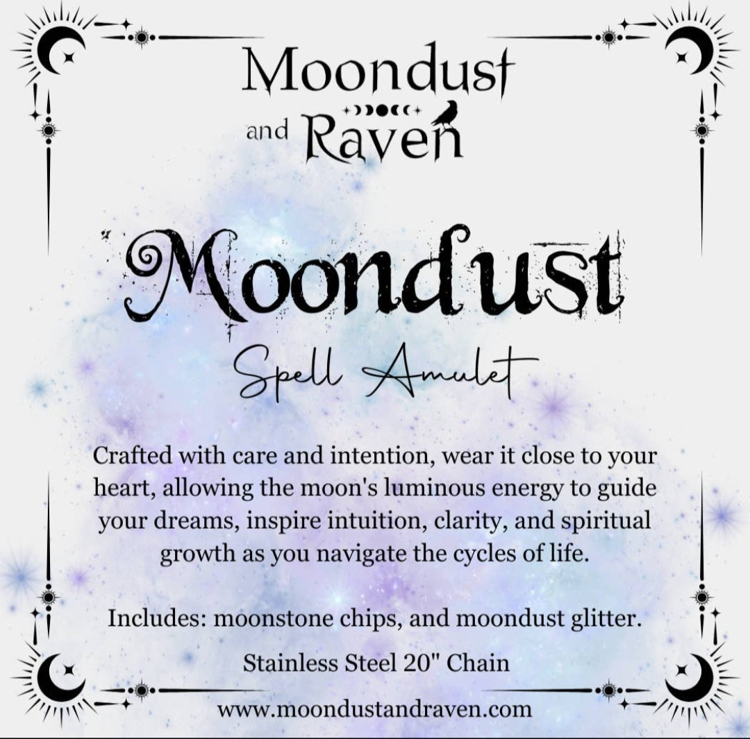 Moondust Spell Jar Amulet Necklace