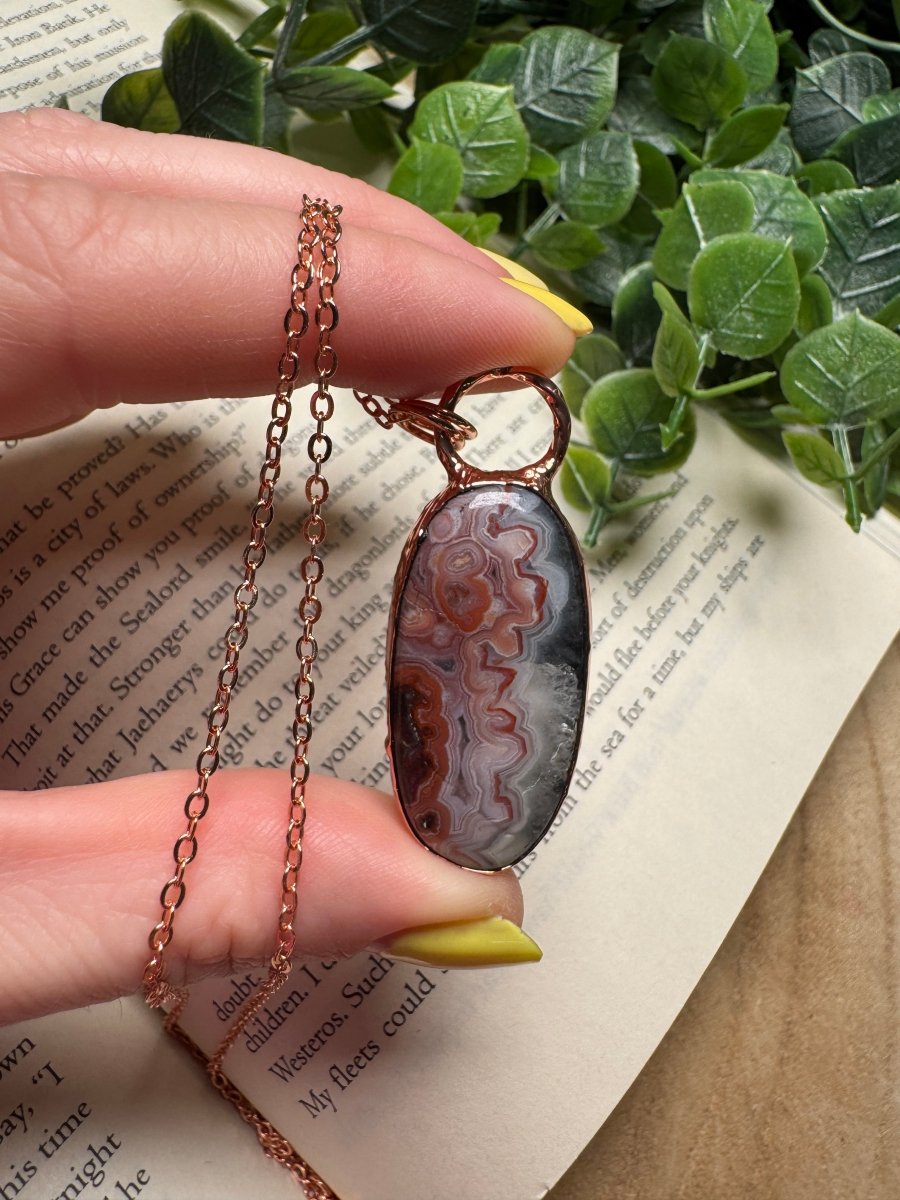 Crazy Lace Agate Necklace