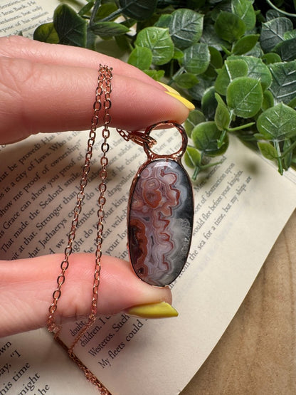 Crazy Lace Agate Necklace