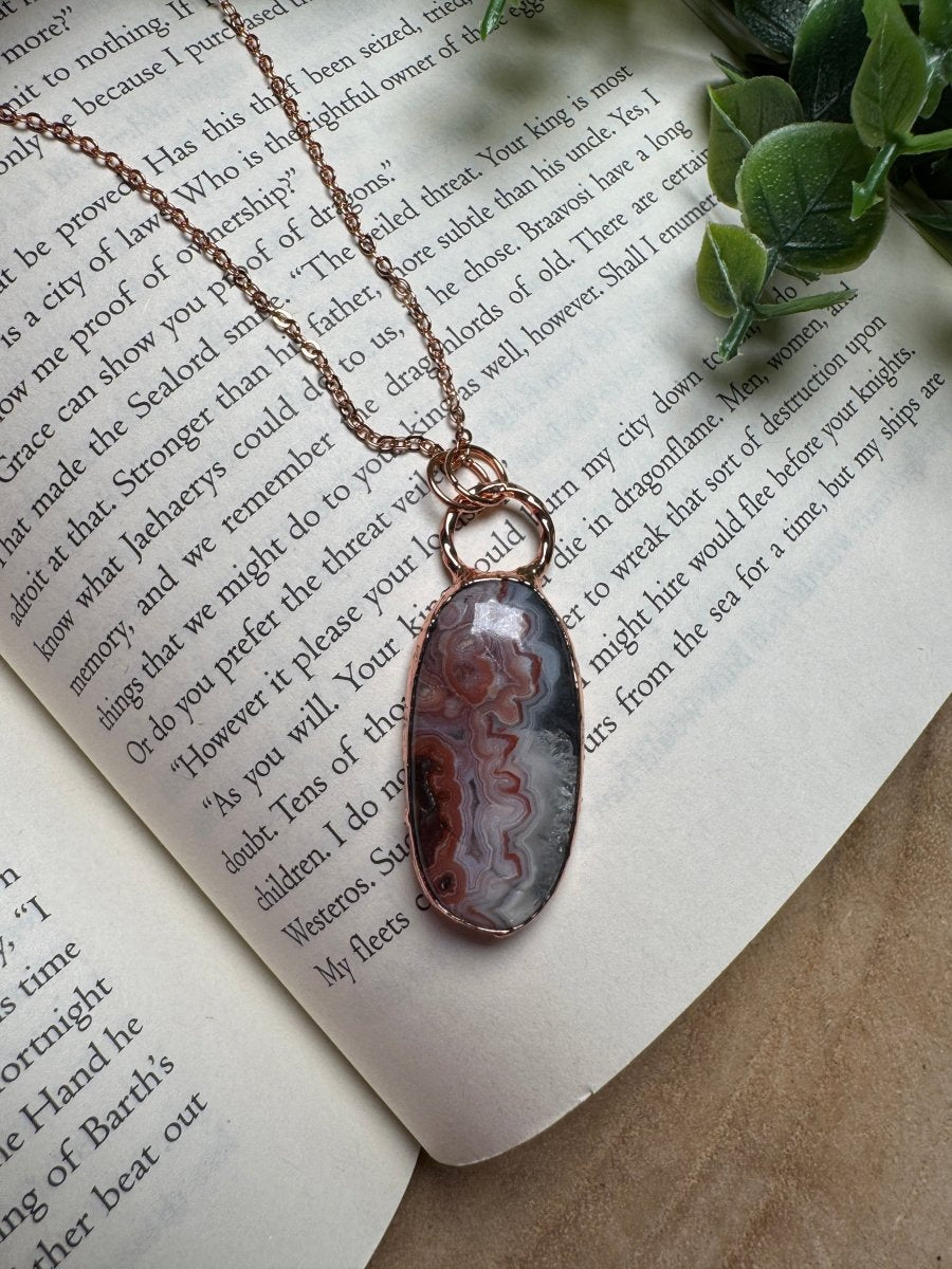 Crazy Lace Agate Necklace